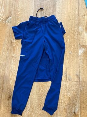 Skechers Royal Blue Scrub Set